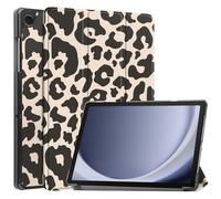 imoshion Coque tablette Design Trifold pour Samsung Galaxy Tab A9 Plus - Leopard