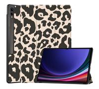 imoshion Coque tablette Design Trifold pour Samsung Galaxy Tab S10 Ultra / Tab S9 Ultra - Leopard
