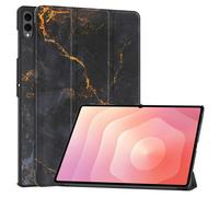 imoshion Coque tablette Design Trifold pour Samsung Galaxy Tab S11 Ultra - Black Marble