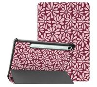 imoshion imoshion Coque tablette Design Trifold pour Samsung Galaxy Tab S9 11.0 pouces / S10 Lite / S10 FE / S9 FE 10.9 pouces Bloom Love Blush Multicolore