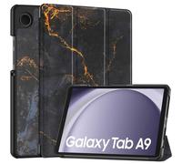 imoshion imoshion Coque tablette Design Trifold Samsung Galaxy Tab A11 / A9 8.7 pouces Black Marble Multicolore