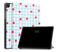 imoshion imoshion Coque tablette Design Trifold Samsung Galaxy Tab A11 Plus / A9 Plus Cherry Check Multicolore