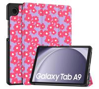 imoshion Coque tablette pour Samsung Galaxy Tab A9 8.7 pouces - Dusty Rose Blossom