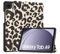 imoshion Design Bibliothèque pliante pour la Samsung Galaxy Tab A9 8.7 pouces - Leopard