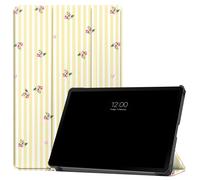 imoshion imoshion Coque tablette Design Trifold Samsung Galaxy Tab S9 11.0 pouces / S10 Lite / S10 FE / S9 FE 10.9 pouces Garden Stripes Multicolore