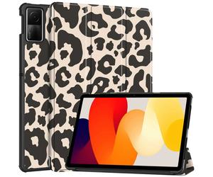 imoshion imoshion Coque tablette Design Trifold Xiaomi Redmi Pad SE Leopard Multicolore