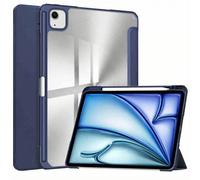 imoshion Coque tablette rigide Trifold pour Apple iPad Air 13 pouces (2026) M4 / (2025) M3 / (2024) M2 - Bleu foncé