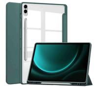 imoshion Coque tablette rigide Trifold pour Samsung Tab S10 Plus / Tab S9 FE Plus / Tab S9 Plus 12.4 pouces - Vert