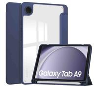 imoshion imoshion Coque tablette rigide Trifold Samsung Galaxy Tab A9 8.7 pouces Bleu foncé Bleu foncé