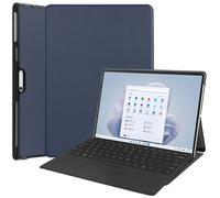 imoshion Coque tablette Trifold pour Microsoft Surface Pro 9 / Pro 10 / Pro 11 - Bleu foncé