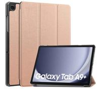 Coque portefeuille pour Samsung Galaxy Tab A9 Plus imoshion Étui de téléphone portefeuille Trifold Rose dorée G