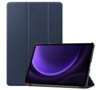 imoshion imoshion Coque tablette Trifold Samsung Tab S10 FE 10.9 pouces / Tab S9 FE 10.9 pouces / Tab S9 11.0 pouces Bleu clair Bleu foncé