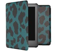 imoshion Design Slim Hard Case Bookcase pour le Amazon Kindle 10 - Green Leopard