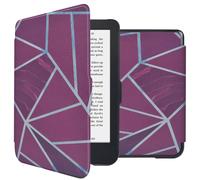 imoshion Design Slim Hard Case Sleepcover pour Kobo Clara 2E / Tolino Shine 4 - Bordeaux Graphic