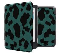 imoshion imoshion Design Slim Hard Case Sleepcover Kobo Clara Colour / BW Green Leopard Vert