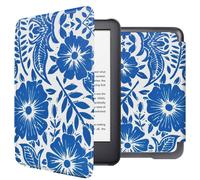 imoshion imoshion Design Slim Hard Case Sleepcover pour Amazon Kindle (2024) / Amazon Kindle (2022) 11th gen Flower Tile Multicolore