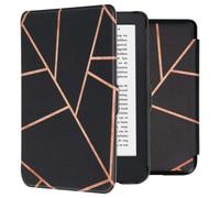 imoshion imoshion Design Slim Hard Case Sleepcover pour Kobo Clara 2E / Tolino Shine 4 Black Graphic Noir