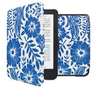 imoshion imoshion Design Slim Hard Case Sleepcover pour Kobo Clara 2E / Tolino Shine 4 Flower Tile Multicolore