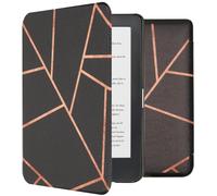 imoshion imoshion Design Slim Hard Case Sleepcover pour Kobo Clara HD Black Graphic Noir