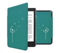 imoshion imoshion Design Slim Hard Case Sleepcover pour Kobo Nia Green Dandelion Multicolore