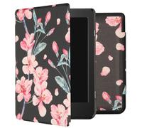 imoshion Design Slim Hard Case Bookcase voor de Tolino Page 2 - Blossom Watercolor Black