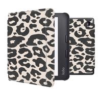 imoshion imoshion Design Slim Hard Sleepcover avec support Kobo Libra 2 / Tolino Vision 6 Leopard Multicolore
