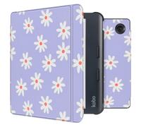 imoshion imoshion Design Slim Hard Sleepcover avec support Kobo Libra Colour / Tolino Vision Color Flowers Distance Multicolore