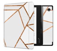 imoshion imoshion Design Slim Hard Sleepcover avec support Kobo Sage / Tolino Epos 3 White Graphic Multicolore