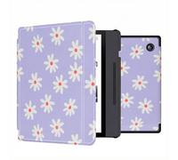 imoshion Design Slim Hard Sleepcover avec support pour Kobo Libra H2O - Flowers Distance