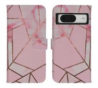 imoshion imoshion Design Softcase Bookcase Google Pixel 8 Pro Pink Graphic Multicolore