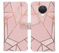imoshion imoshion Design Softcase Bookcase Nokia G10 / G20 Pink Graphic Multicolore