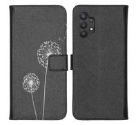 imoshion imoshion Design Softcase Bookcase pour Samsung Galaxy A32 (5G) Dandelion Noir
