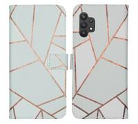 Coque rabattable en TPU design imoshion Samsung Galaxy A32 (5G) - White Graphic