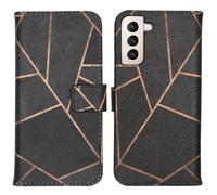 Housse à rabat en TPU design imoshion Samsung Galaxy S21 Plus - graphique noir