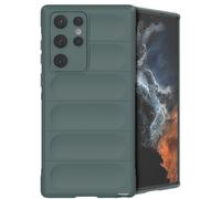 imoshion imoshion EasyGrip Backcover Samsung Galaxy S22 Ultra Vert foncé Vert foncé