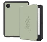 imoshion imoshion Étui á rabat pour Kobo Clara 2E / Tolino Shine 4 Floral Green Vert