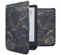imoshion Étui á rabat pour Pocketbook Touch Lux 5 / HD 3 / Basic Lux 4 / Vivlio Lux 5 - Black Marble
