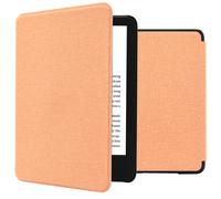 imoshion imoshion Étui de liseuse portefeuille Canvas Amazon Kindle (2024) / Amazon Kindle (2022) 11th gen Peach Orange