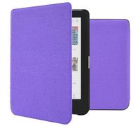 imoshion Étui de liseuse portefeuille Canvas pour Kobo Clara Colour / BW - Violet