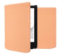 imoshion imoshion Étui de liseuse portefeuille Canvas Pocketbook Verse / Verse Pro / Verse Pro Color / Vivlio Light / Light HD Peach Orange