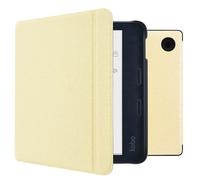 imoshion imoshion Étui de liseuse portefeuille Canvas Sleepcover avec support Kobo Libra Colour Glitter Dorée Dorée
