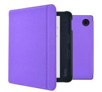 imoshion imoshion Étui de liseuse portefeuille Canvas Sleepcover avec support Kobo Libra Colour / Tolino Vision Color Violet Violet