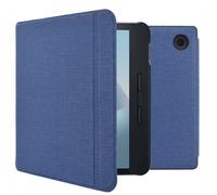 imoshion imoshion Étui de liseuse portefeuille Canvas Sleepcover avec support pour Kobo Libra H2O Bleu foncé Bleu foncé