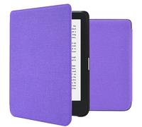 imoshion imoshion Étui de liseuse portefeuille Canvas Sleepcover Kobo Clara 2E / Tolino Shine 4 Violet Violet