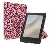imoshion Étui de liseuse portefeuille design Pliable pour Kobo Clara Colour / BW - Bloom Love Blush