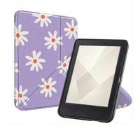 imoshion Étui de liseuse portefeuille design Pliable pour Kobo Clara Colour / BW - Flowers Distance