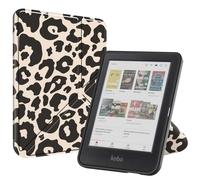 imoshion Étui de liseuse portefeuille design Pliable pour Kobo Clara Colour / BW - Leopard