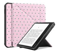 imoshion imoshion Étui de liseuse portefeuille design Pliable Kobo Libra Colour Happy Dots Multicolore