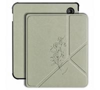 imoshion Étui de liseuse portefeuille design Pliable pour Kobo Libra Colour - Floral Green