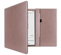 imoshion imoshion Étui de liseuse portefeuille en cuir végan Kobo Elipsa 2E Rose Doré Rose dorée